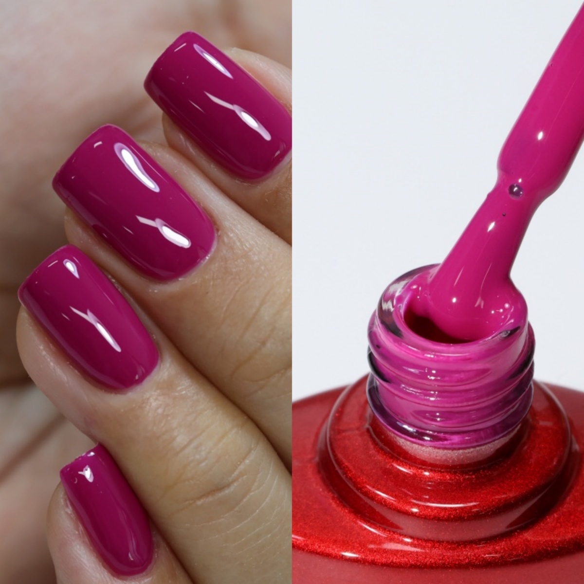 Nail Art Violet - MSHARE 10ml 퍼플 레드 베이스 젤