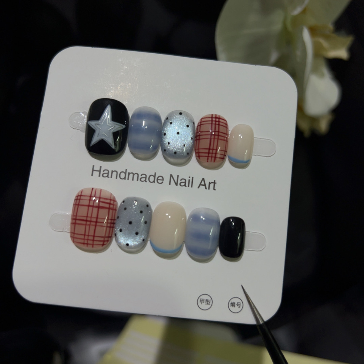 10개 반짝이 캣아이 숏 스퀘어 라운드 핸드메이드 귀여 - Nail Art Cat Eye 리뷰 및 가격