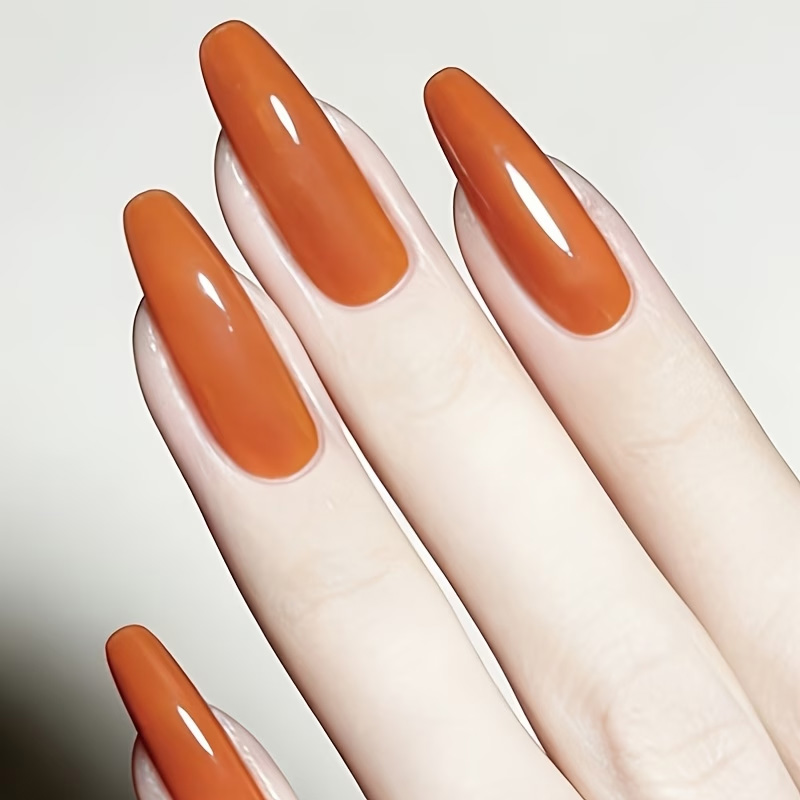카라멜 오렌지 네일 강화 오일 - 고광택 마감, 자연  - Nail Art Orange 리뷰 및 가격
