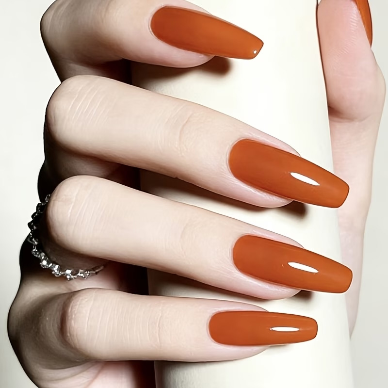 카라멜 오렌지 네일 강화 오일 - 고광택 마감, 자연  - Nail Art Orange 리뷰 및 가격