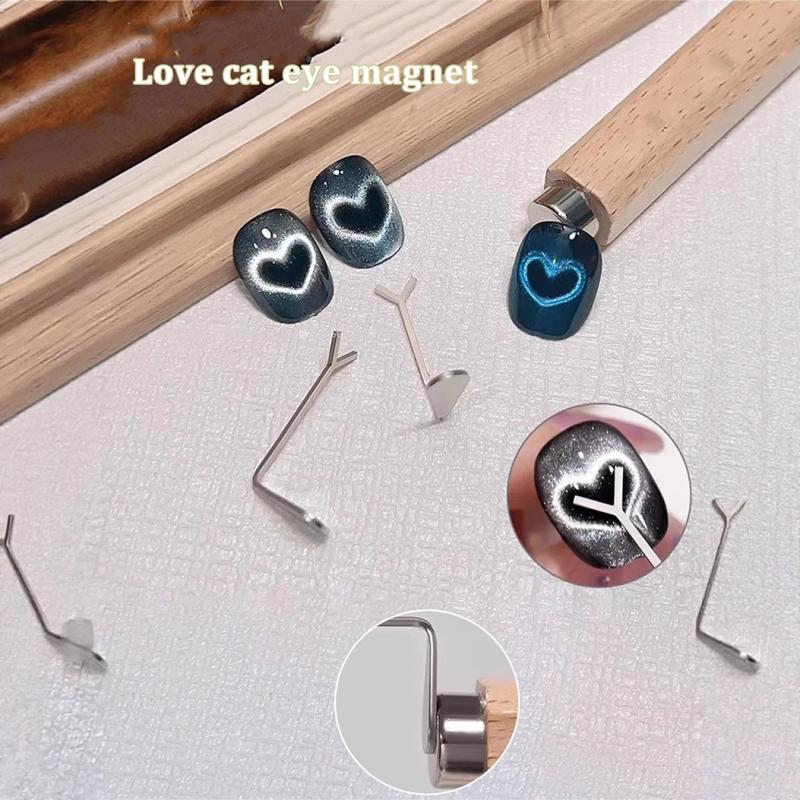 Y자형 네일 자석 스틱 러브 하트 캣 아이 네일 아트  - Nail Art Love 리뷰 및 가격