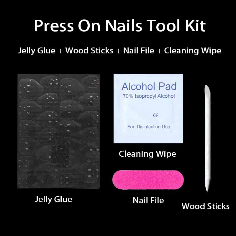 네일 접착 탭 젤리 접착제 스티커, 가짜 프레스 네일  - Nail Art Jelly 리뷰 및 가격