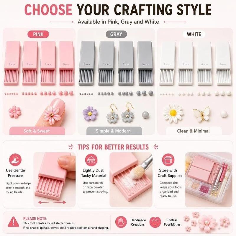 네일 아트 비드 롤러 4개 세트 3D 프린트 클레이 젤 - Nail Art Jelly 리뷰 및 가격