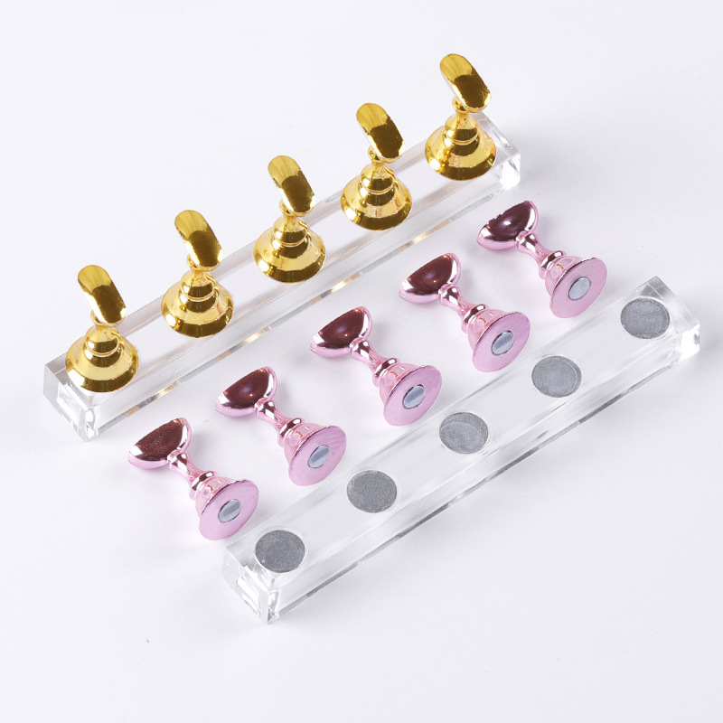 5/30 개/대 마그네틱 네일 홀더 틀린 손톱 팁 연습 - Nail Art Vector 리뷰 및 가격