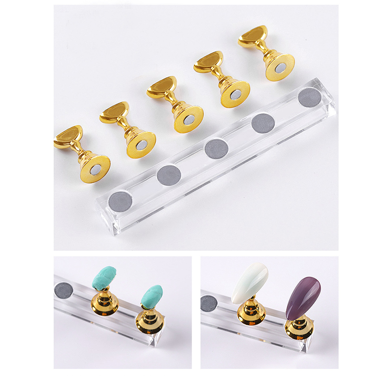 5/30 개/대 마그네틱 네일 홀더 틀린 손톱 팁 연습 - Nail Art Vector 리뷰 및 가격
