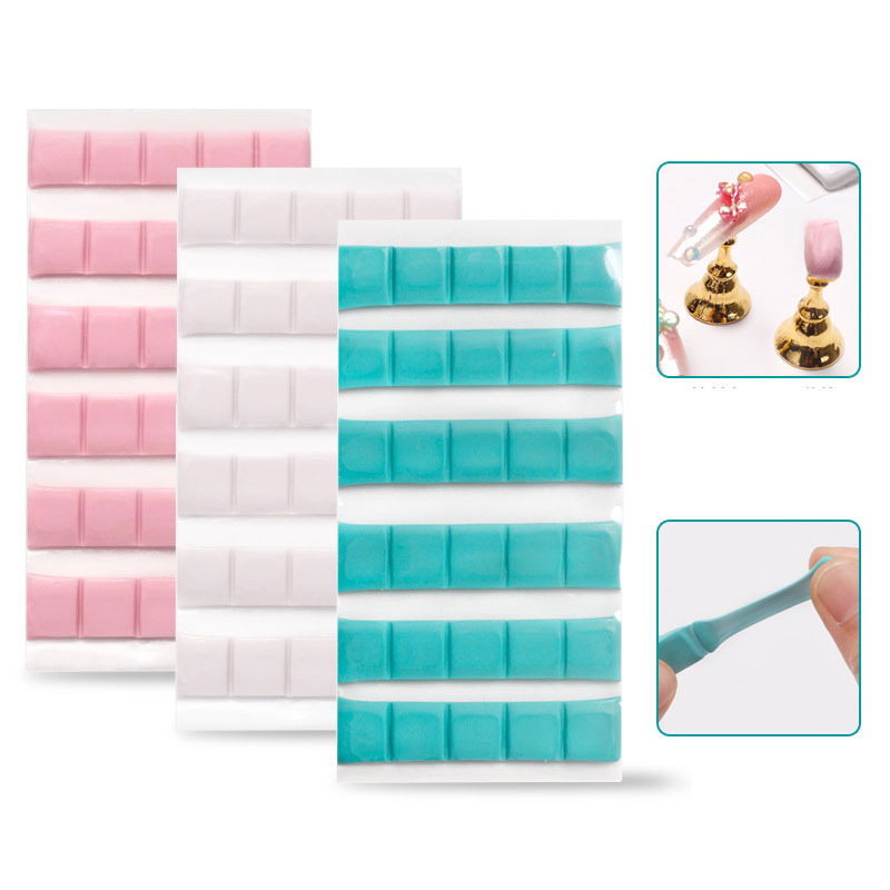 1 팩 네일 접착제 접착제 클레이 스틱 손톱 팁 홀더  - Nail Art Vector 리뷰 및 가격