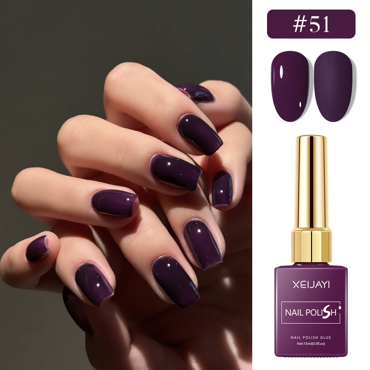 6 개/대 15ml 젤 매니큐어 6 색 로맨틱 퍼플 누 - Nail Art Violet 리뷰 및 가격