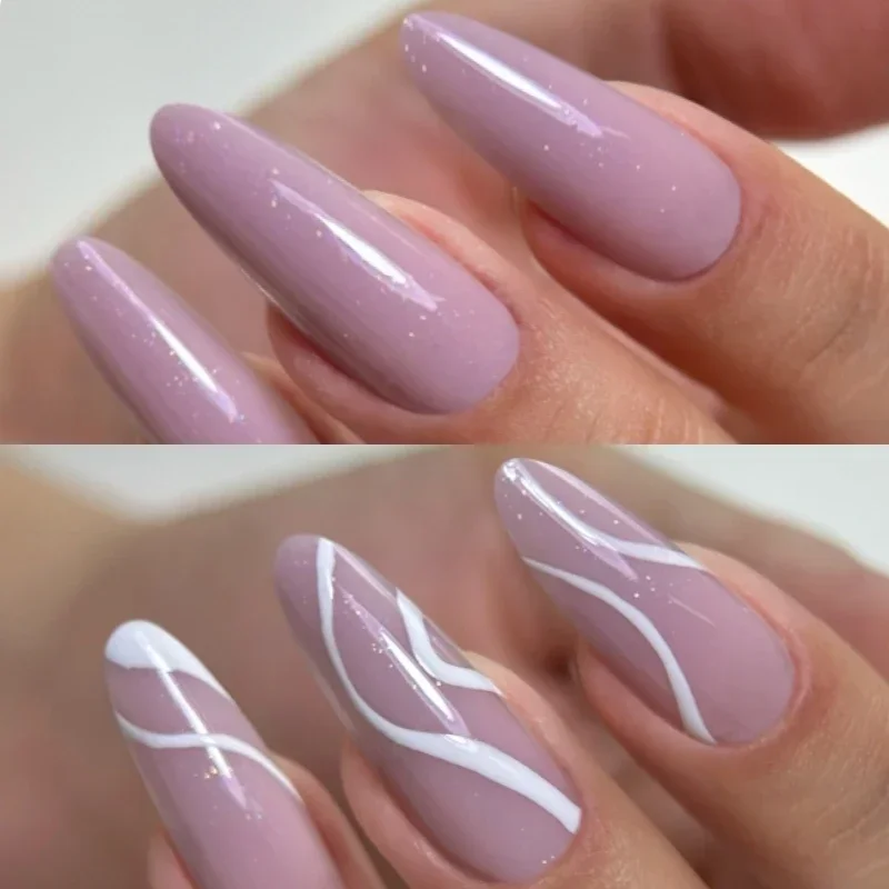 MSHARE 퍼플 스파클링 빌더 젤리 젤, 고무 크림, - Nail Art Violet 리뷰 및 가격