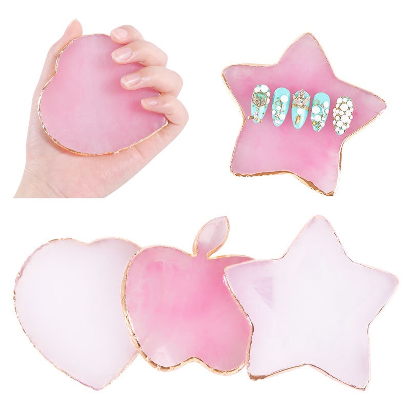 레진 아게이트 스톤 네일 아트 팔레트 인조 손톱 팁 색 - Nail Art Vector 리뷰 및 가격