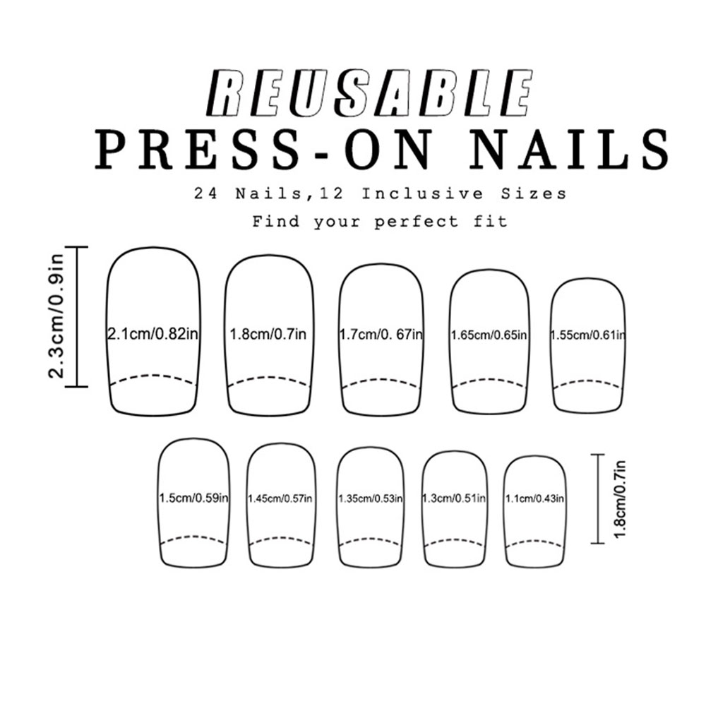 24개/세트 화려한 컬러 인조 손톱 Y2K 노랑 빨강  - Nail Art Yellow 리뷰 및 가격