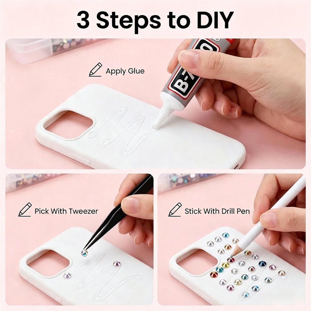 멀티 컬러 3mm 플랫백 레진 라인스톤 키트 젤리 다이 - Nail Art Jelly 리뷰 및 가격