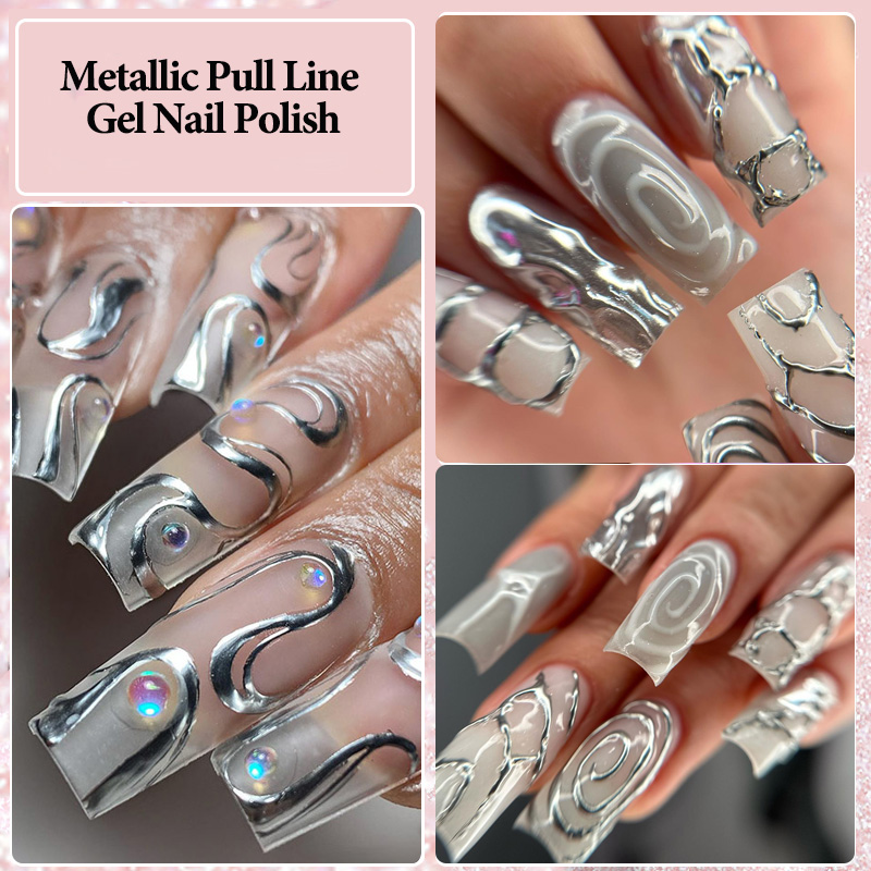 릴리큐트 5ml 슈퍼 브라이트 메탈릭 페인팅 라이너 젤 - Nail Art Rose Gold 리뷰 및 가격